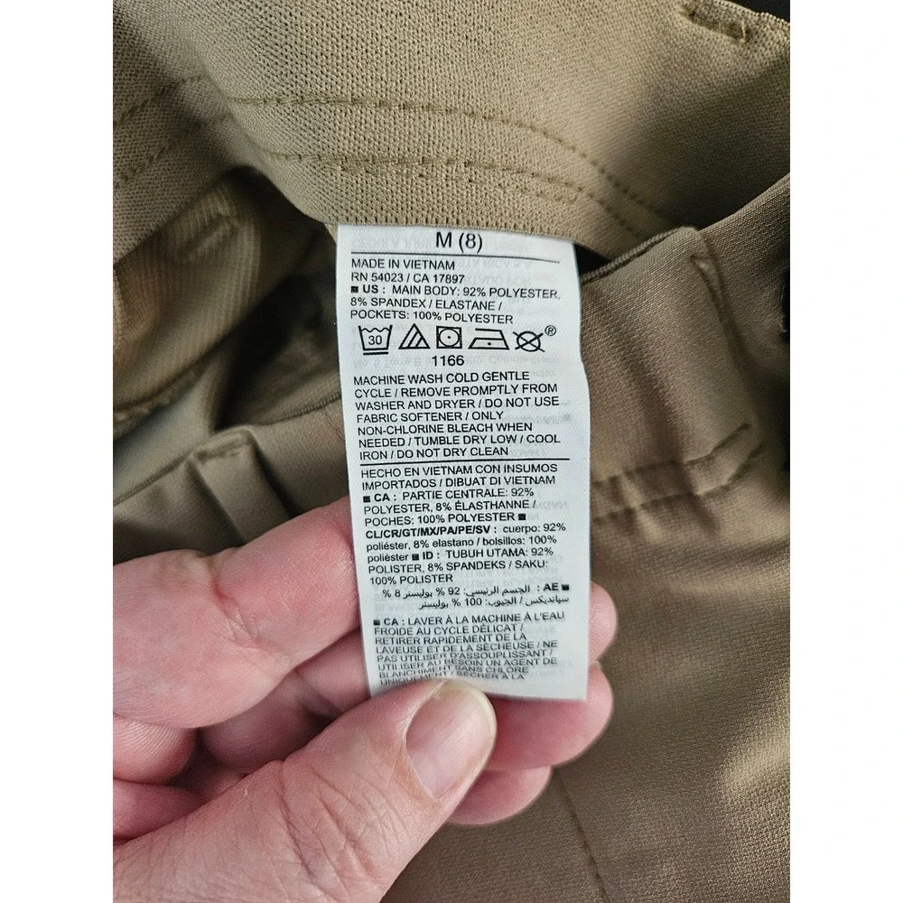 Old Navy Kids Cargo ‎ Pull On Elastic Pants Brown Size M (8) Pockets Casual